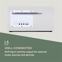 auna Silver Star Radio Internet Mini DAB+/FM, WiFi, BT, DAB+/FM