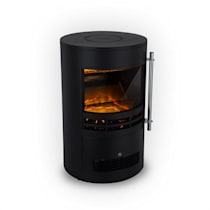 Klarstein Brixen Cheminée électrique chauffage 900W / 1800W thermostat -  noire