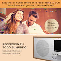 auna Silver Star Radio estéreo Internet DAB+/FM WiFi Bluetooth DAB+/FM  Roble Olmo