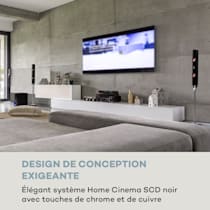 Auna Areal 652 - Système d'enceintes home cinema 5.1 - Bluetooth