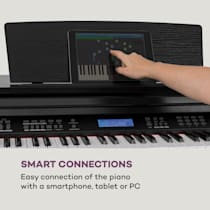 Schubert Subi88 MKII Teclado 88 Botões MIDI USB 360 Sons 160 Ritmos Preto