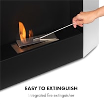 Klarstein fireplace phantasma skyfire cheminée bio-éthanol sans