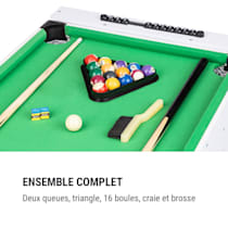 Housse de couette Quinze boules de billard dans le triangle noir 