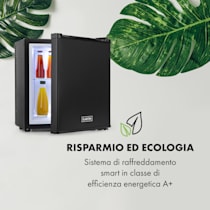 Secret Cool Mini frigo Minibar, Classe energetica G, 13 litri, 45 cm di  altezza, 2 ripiani, 22 dB, gamma di raffreddamento: 5 - 8 °C, freestanding