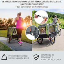 Klarfit Remolque para Bicicleta con 2 Ruedas, Carro Bicicleta Kit de  Enganche para Carga, Acero con Enganche y Soporte, Remolque Impermeable  para Bicicletas Almacenamiento y Transporte : : Deportes y aire  libre
