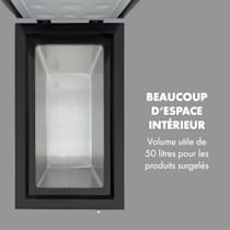 Klarstein Congelateur Coffre, Petit Congélateur pour Maison, Mini