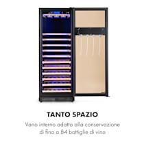 First Class 84 cantinetta frigo per vino 4 dispenser 84 bottiglie 5-22°C  nero