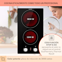 Vitroceramica Inducción 1800 - Cocina camping