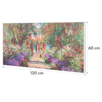 Klarstein Air Art Smart Infrared Heater 120x60cm 700W App Garden Path 120 x  60 cm / design: garden path