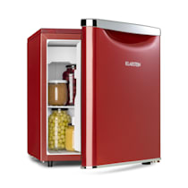 Yummy Kühlschrank, Mini-Kühlschrank, 45 Liter Fassungsvermögen, Gefrierfach: 3 Liter, Kühlschrank: 42 Liter, Energieeffizienzklasse F, Kühlmittel: R600a, 42 dB, 1 x Gitterboden, halb automati 45 Ltr