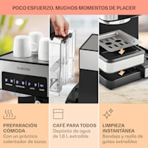 Cafeteras eléctricas, cafetera instantánea de goteo térmico, cafetera de 15  tazas con cafetera y filtro para el hogar y la oficina