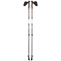 Oviedo TX Elite Bastones de marcha nórdica 80 % carbono 100-130 cm  Empuñaduras de corcho Negro