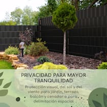 Tiras de protección visual para vallas plástico duro PVC 2,53 x 0,19 m Musgo