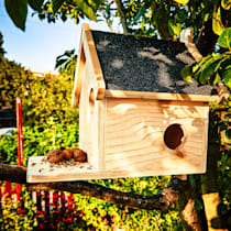 Blumfeldt Station d'alimentation pour écureuils - maison d'alimentation -  maison