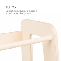 Ully - Torre di apprendimento, Metodo Montessori, regolabile, Adatta ai  bambini, Legno di betulla multiplex, 3 livelli