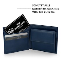 RFID Blocker Karte mit Störsignal, 0,8 mm dünn, passt in jedes  Portemonnaie, Geldbeutel, Brieftasche, Scheckkartenformat, Schutzradius  von 5 cm, Frequenz 13,56 MHz