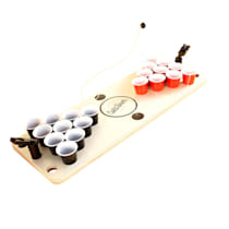 HENGMEI Beer Pong Set de table avec 100 gobelets，réglable en