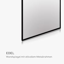 Croxley Wandspiegel, rechteckig, Hochformat oder Querformat, Größe: 90 x  60 x 2,2 cm, Spiegelfläche: 87,6 x 57,6 cm, als Aufsteller oder zur  Wandmontage