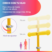 ONE Deluxe Monopatín para niños Patinete para niños Monopatín infantil, 3-6  años, Dirección por gravedad, Ruedas led con funcionamiento de dinamo, Hasta 50 kg de peso