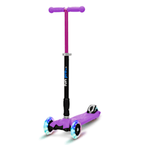 Trottinette pliante avec lumière led pour enfants à partir de 3 ans