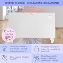 Chauffage électrique KLARSTEIN Bansin Smart 1500W