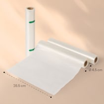 Forli - Sacchetti per sottovuoto, 2 rotoli, 28 x 300 cm (LXL) ciascuno,  resistenti, antistrappo, adatti alla cottura