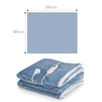 Klarstein Dr. Watson Deluxe XXL, Coperta elettrica, 160 W, Lavabile XXL