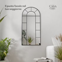 Casa Chic Archway, Specchio a parete, 57 × 120 cm (LxA), Alluminio 57 ×  120 cm