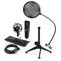 MIC-900B Micrófono condensador estudio USB Negro Negro