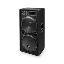 Amplificador PW-2522 MKII PA set + 2 altavoces pasivos de 15 PA 750W RMS /  1500