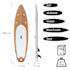 Downwind Cruiser 9.8 uppblåsbar paddleboard fullständigt set