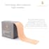 Elek, Kinesio tape, 6 rotoli, 5 m x 5 cm, cotone e adesivo acrilico, resistente all'acqua