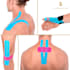 Elek, Kinesio tape, 6 rotoli, 5 m x 5 cm, cotone e adesivo acrilico, resistente all'acqua