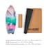 Indoorboard Wave Balance Board + Matte + Rolle