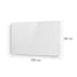 Crystal Wall Infrared Heater 100x60cm 600W Weekly Timer IP54 White