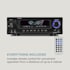 AMP 3800 BT 5.0 HiFi amplifier 2x120 W + 3x50 W RMS BT