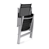 London, Garden Chair, Set of 4, Textilene, Aluminium, 6-Position Foldable