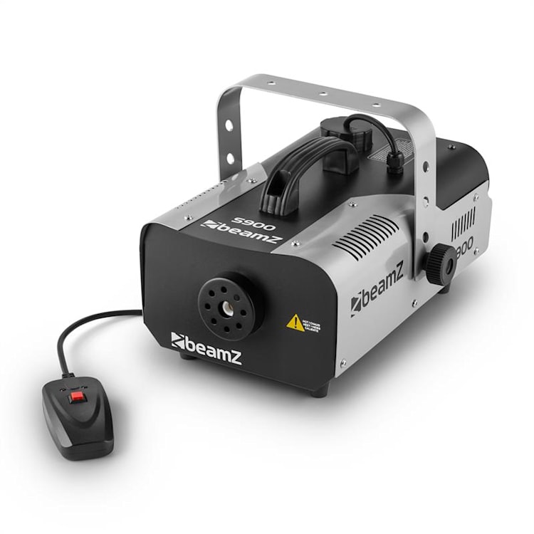 S900 Machine à fumée portée 4m support fixation mur 70m³ 900W télécommande 