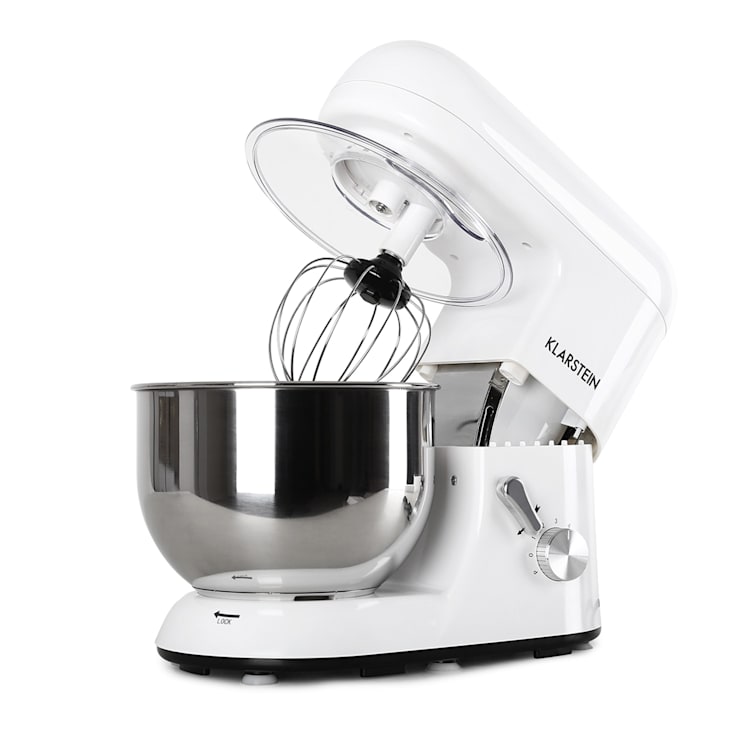 Robot da cucina Bella 1800 W / 2,7 PS 5 litri in acciaio inossidabile senza BPA Bianco