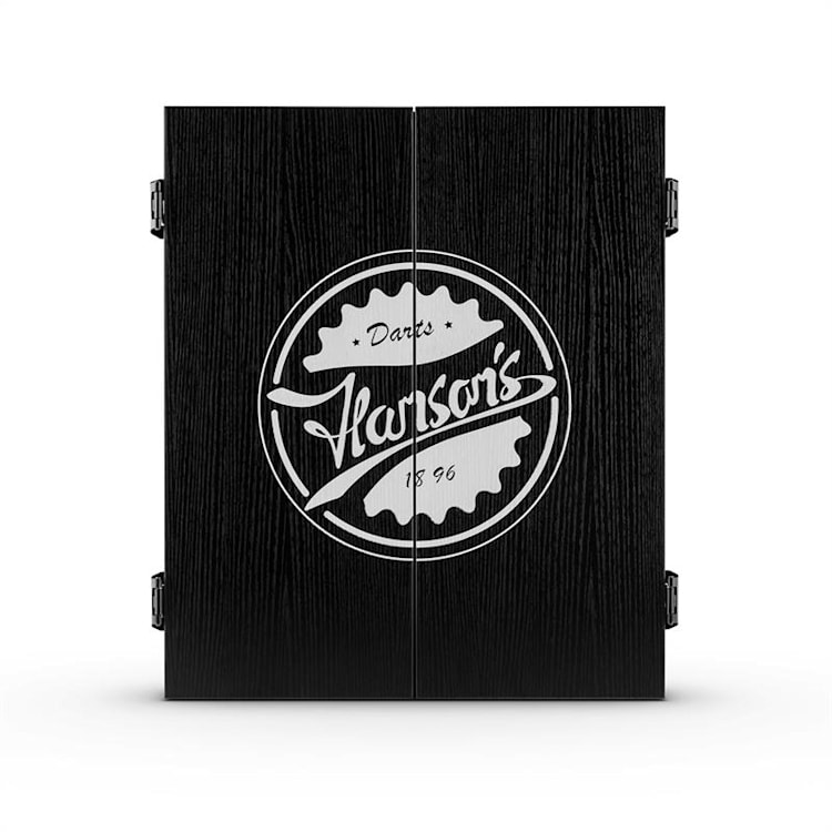 Dartchamp Dartscheibe Dartautomat Softtip Design-Türen schwarz 