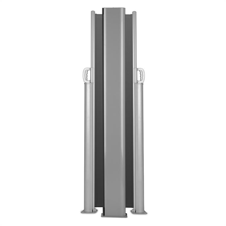 Bari Doppio 616 Doppel-Seitenmarkise 6x1,6m Aluminium anthrazit 1,6 m