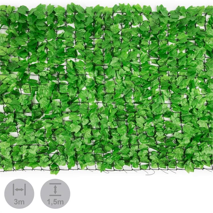 Fency Dark Ivy Recinto Privacy Antivento 300x150 cm Edera Verde Chiaro 150 cm/edera | Verde