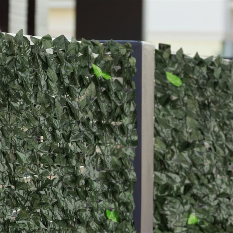 Fency Dark Leaf Sichtschutzzaun Windschutz 300x150 cm dunkelgrün Mix 150 cm / Buche | Waldgrün