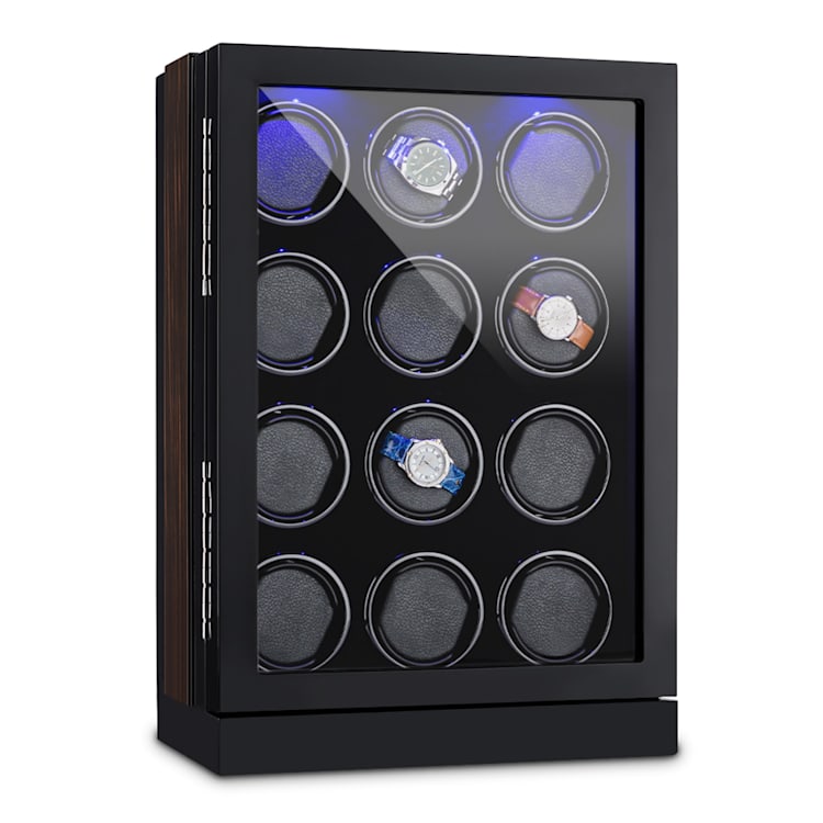 Klagenfurt Uhrenbeweger Rechts-Links-Lauf 12 Uhren LED Touch-Display 