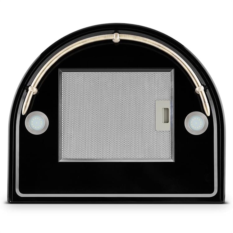 Lumio Neo Cappa Aspirante Retrò 60cm 610m³/h A Acciaio Inox Nera nero