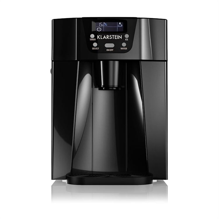 Ice Volcano 2G Machine à glaçons LED 12 kg en 24 h 2L 6-10 min – noir Noir
