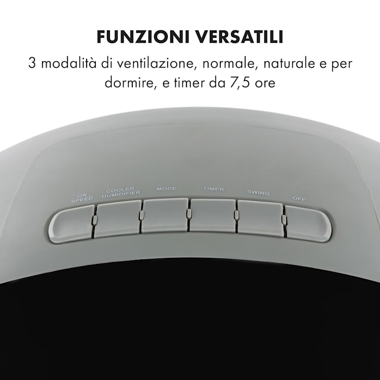 Whirlwind 3 in 1, raffrescatore evaporativo, ventilatore, umidificatore, 1600 m³/h 1600 m³/h | No | Nero