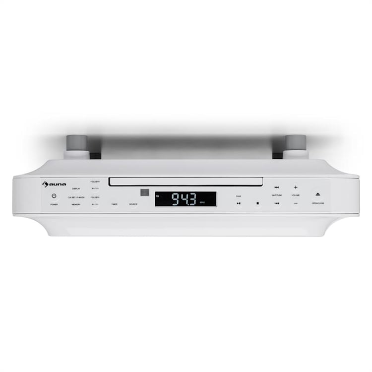 KRCD-100 BT, kuhinjski radio za ugradnju, CD, MP3, radio, bijela boja 