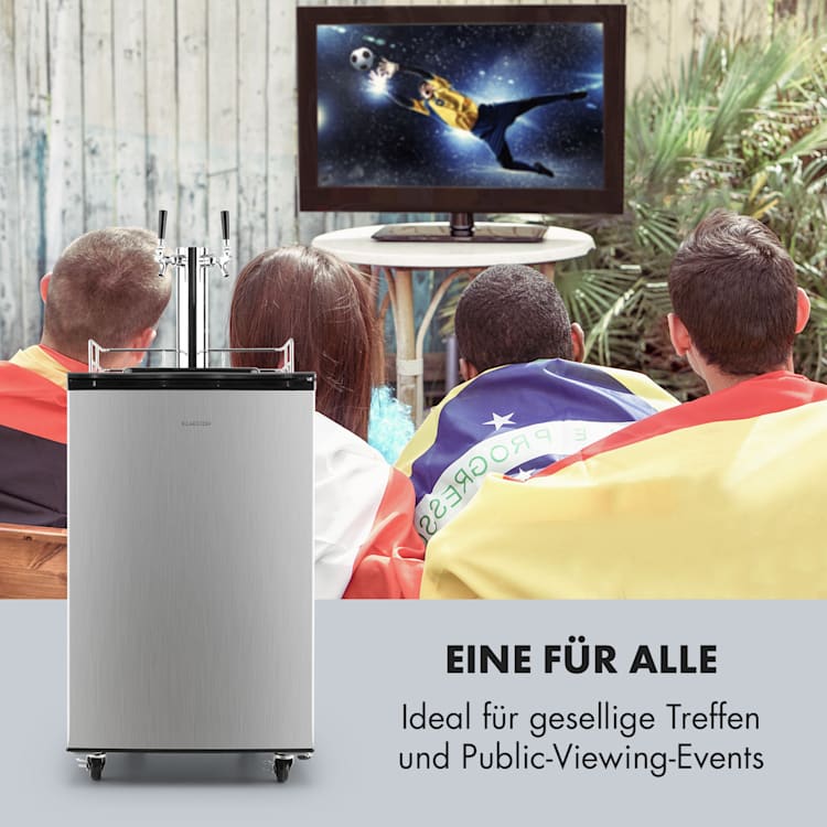 Big Spender Double Bierfass-Kühlschrank  Bierzapfanlage 173l 2
