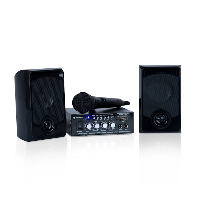 Karaoke Star 1 Karaoke-Set, 2 x 50 W max., BT, USB/SD, Line-In 